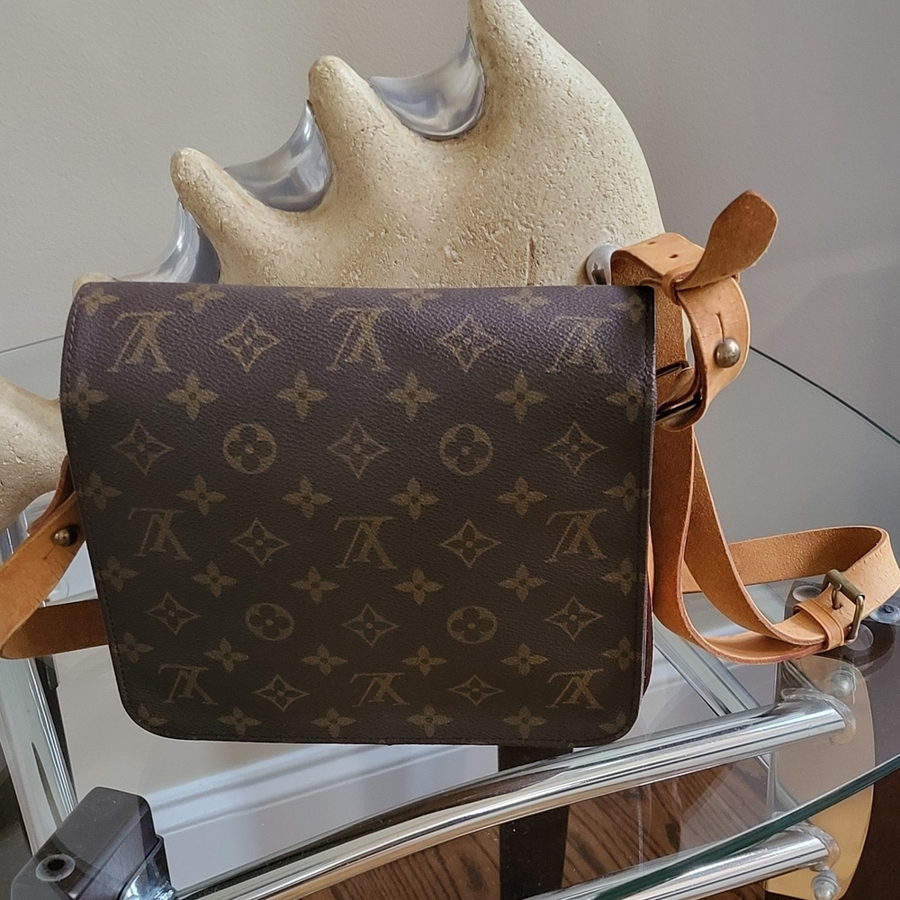 LOUIS VUITTONCartouchiere GM Monogram Crossbody Bag..Authentic.. - Picture 4 of 16